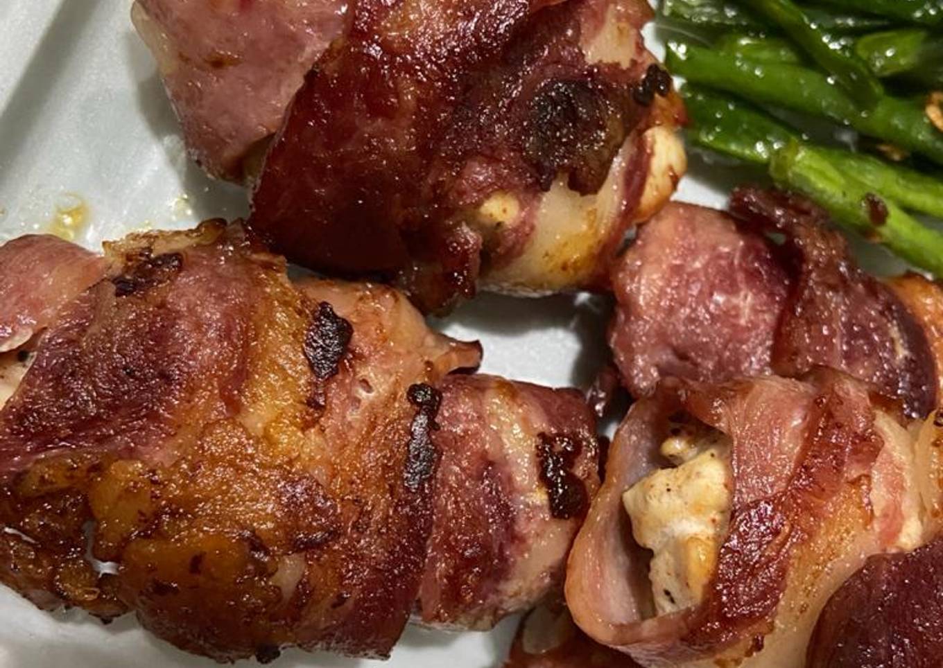 Bacon wrapped chicken tenders