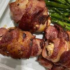 รูปของ Bacon wrapped chicken tenders