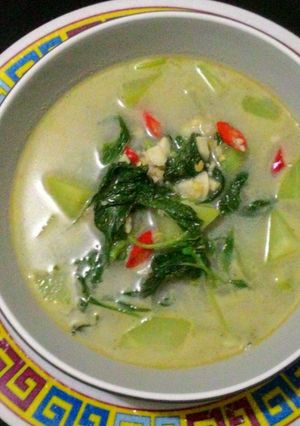 Foto resep Bobor Bayam Bumbu Iris