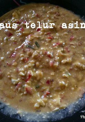 Foto resep Saus telur asin