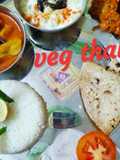Simple veg thali