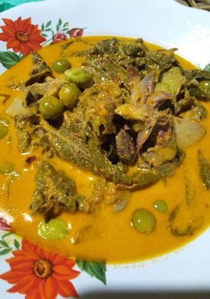 Foto resep Gulai Pangek Daun Kacang khas Minang