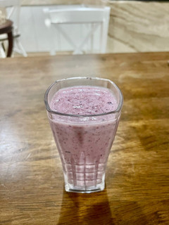 A picture of Strawberry Blueberry Banana Smoothie.