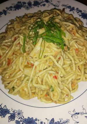 Foto resep Mie Goreng Tuna Telur Asin