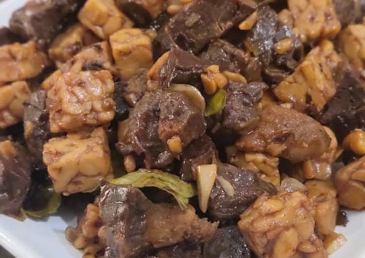 Langkah Membuat Tempe paru oseng kecap (Sambel goreng tempe paru sederhana) Anti Gagal