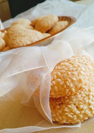 Szicíliai szezámmagos keksz recept fotója