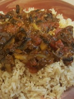 Φωτογραφία της συνταγής Spicy Μανιτάρια Πορτομπέλο με Μπασμάτι