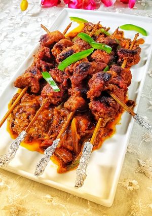 A picture of Tawa Boti Masala.