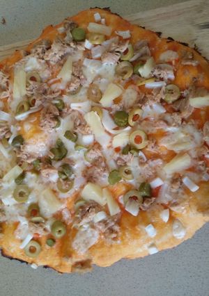 Una foto de Pizza casera