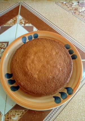 A picture of My vanilla sponge cake recipe.