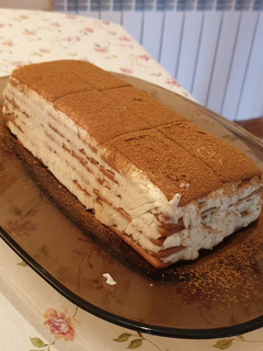 Una foto de Tarta de leche merengada y galletas (sin horno)