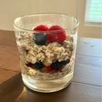 Breakfast Parfait of Overnight Oats, Chia, and Fruit