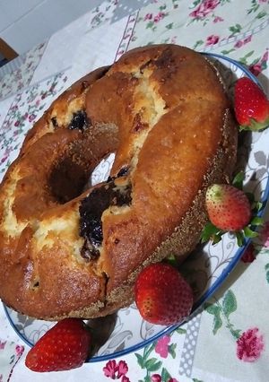 Foto di Ciambellone rustico alle prugne