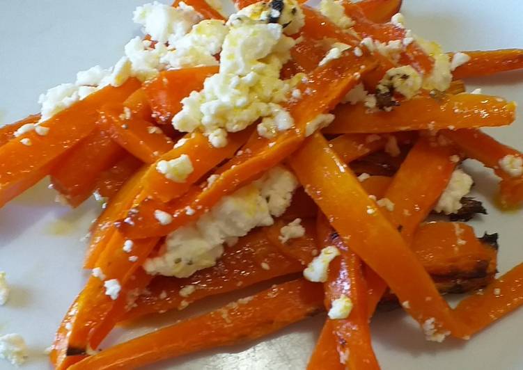 Carote al forno feta