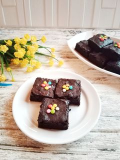 Foto resep Fudgy Brownies Gluten Free