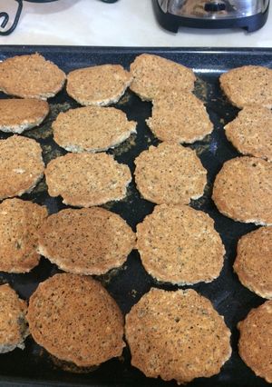Una foto de Galletas de linaza, avena y chía