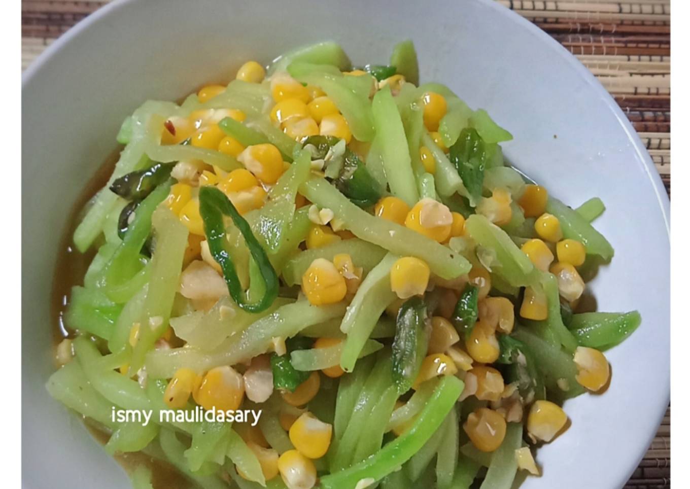 Tumis Labu Siam mix Jagung