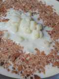 Canjica Cremosa de Milho com Amendoim.Recetas Tradicionales de Brasil