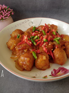 Foto resep Bola - Bola Tempe Asam Manis Pedas