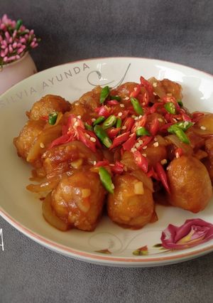 Foto resep Bola - Bola Tempe Asam Manis Pedas