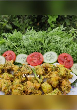 A picture of Dill Leaves Fritters.