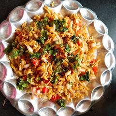 A picture of Chatpati chat (bhel).