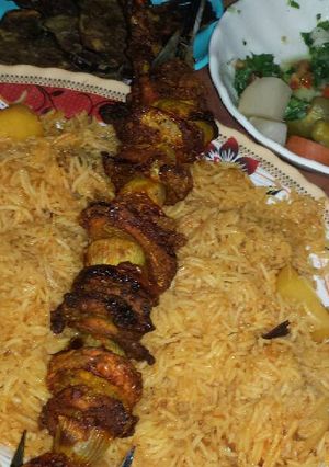 صورة لوصفة شيش طاووق