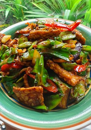 Gambar Tumis Pedas Sayur Empat Raja