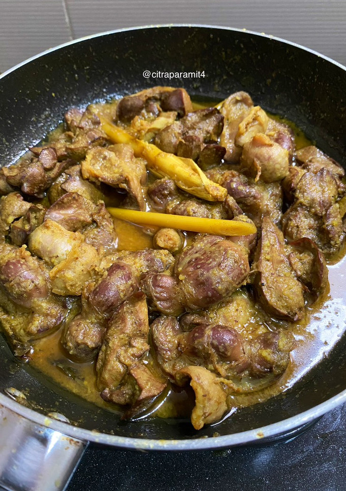 Foto resep Ati Ampela Bumbu Kuning