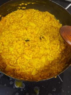 Una foto de Risotto sin queso