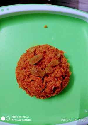 A picture of Gazar ka halwa.