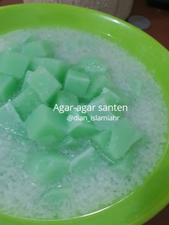 Foto resep Agar-Agar Santen