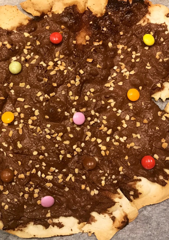 Una foto de Pizza de Nutella