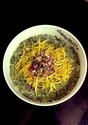 عکسی از دستور بورانی اسفناج متفاوت