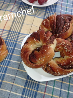 صورة لوصفة بريوش رولي برعاية اكرام 😁😉👏
