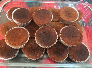 Una foto de Cakes de avena con cajeta (dulce de leche) y coco