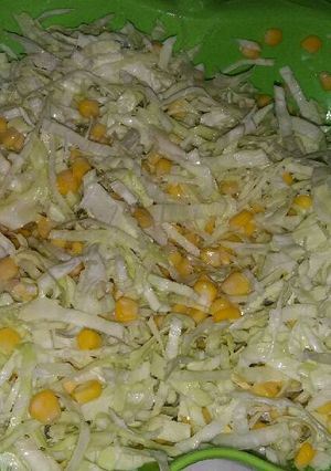 صورة لوصفة سلطة الملفوف- Cabbage salad