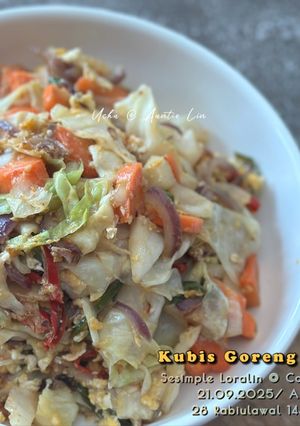 Gambar Kubis Goreng Telur