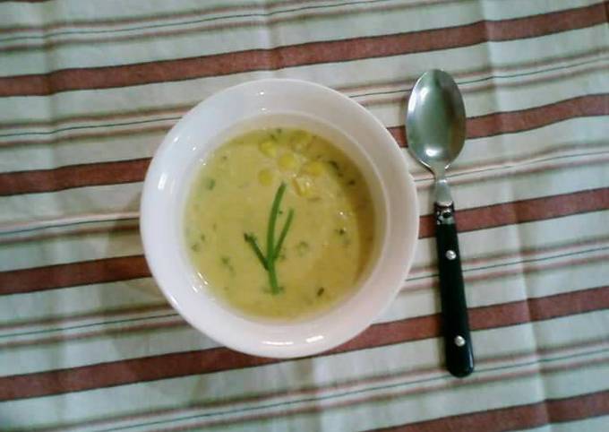 Sopa de elote Receta de Aydee Gtz- Cookpad