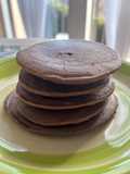 Pancake con farina di carrube