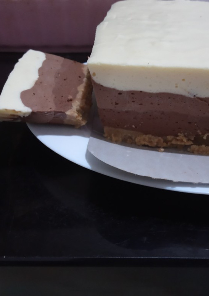 Una foto de Tarta 3 chocolates