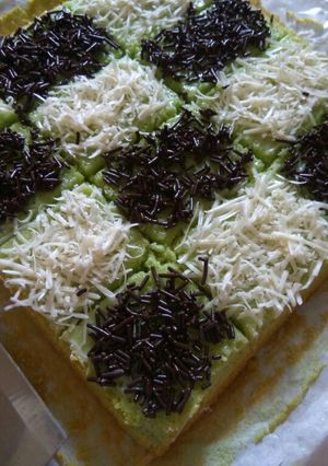Foto resep Bolu pandan santan