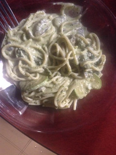 Una foto de Pasta en crema de chiles cuaresmeños