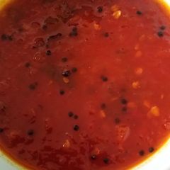 A picture of Tamatar ki chutney.