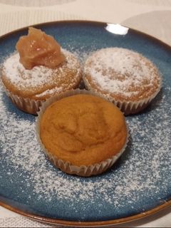 Sütőtökös - mézes muffin recept fotója