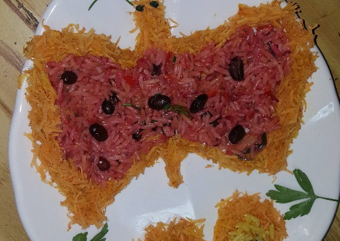 Butterfly fried rice