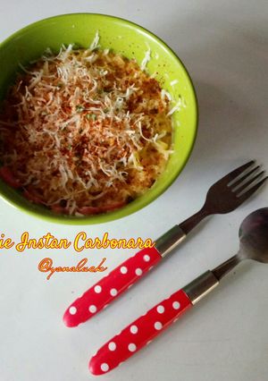 Foto resep Mie Instan Carbonara