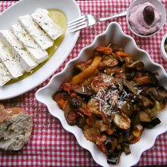 A picture of Spring Roasted Veggie Casserole.
