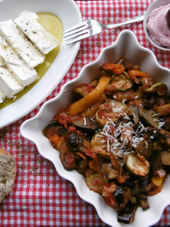 A picture of Spring Roasted Veggie Casserole.