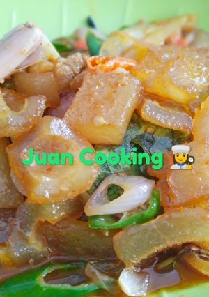 Foto resep Kikil Mercon Saus Tiram
